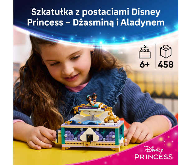 LEGO DISNEY 43295 Szkatułka na biżuterię Dżasminy - 1529802 - zdjęcie 4